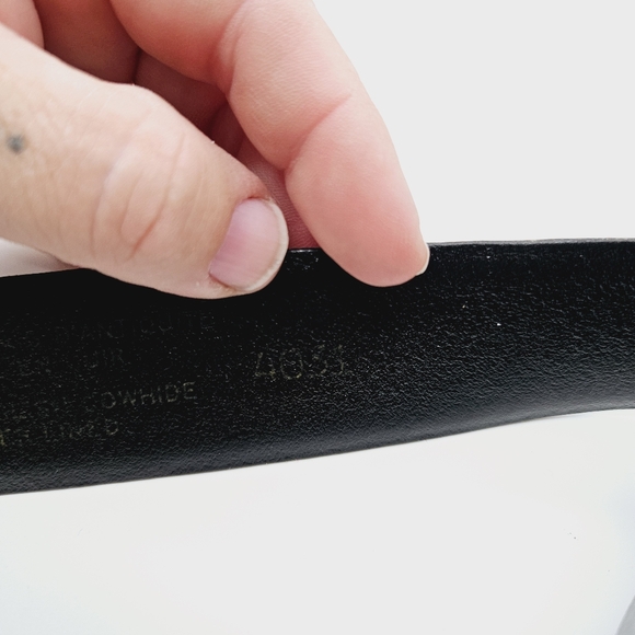 TERNER | silver buckle & cowhide leather belt - Picture 10 of 10